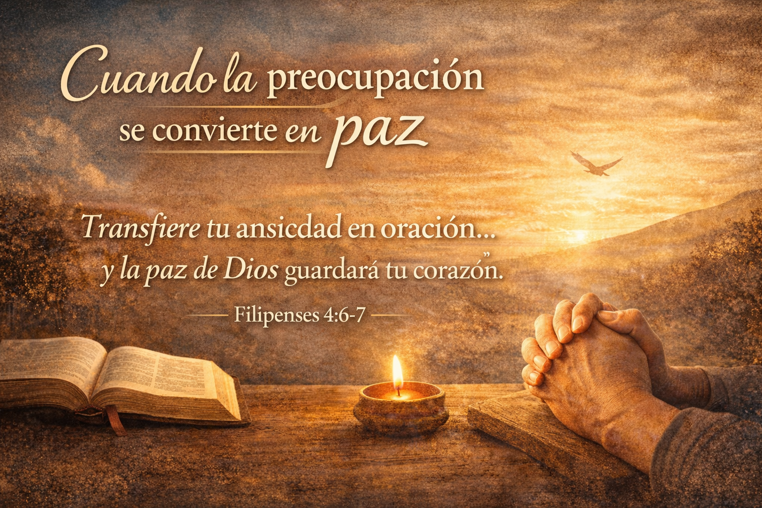 Entrega tu carga, recibe su paz